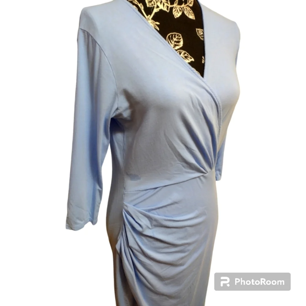 Bobi Los Angeles Faux Wrap Dress